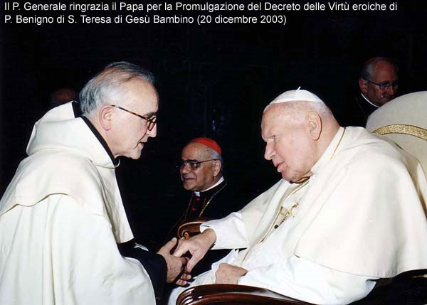 superiore generale ringrazia papa